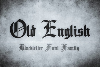 Classic Old English Font for Elegant Design Projects